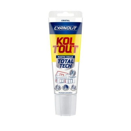 Colle de fixation et d'étanchéité - CYANOLIT - Total tech - Cristal