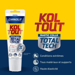 Colle de fixation et d'étanchéité - CYANOLIT - Total tech - Cristal