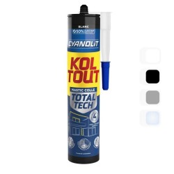 Colle de fixation et d'étanchéité - CYANOLIT - Total tech - Blanc -