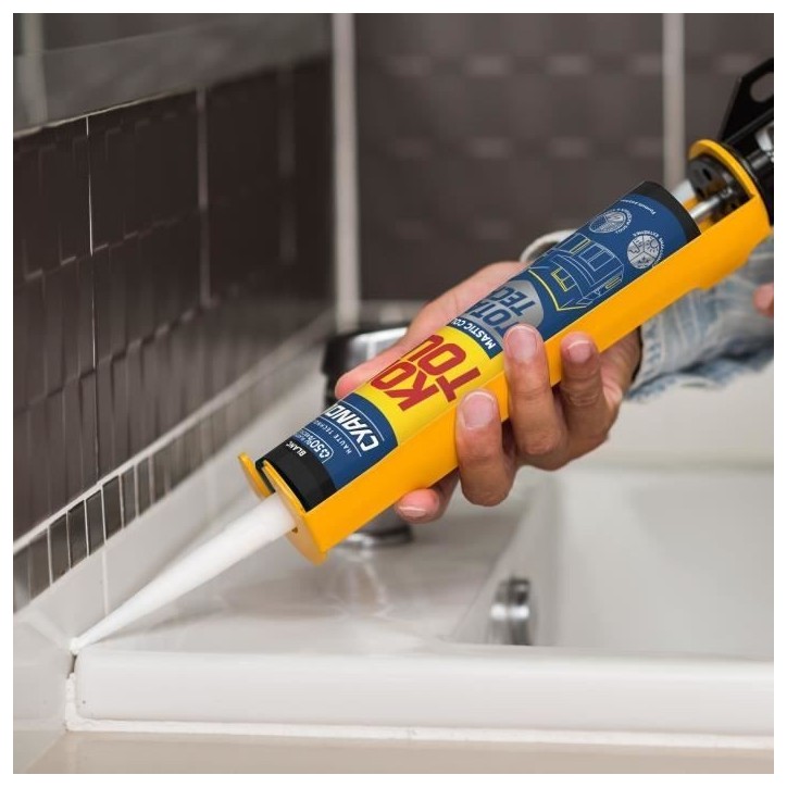 Colle de fixation et d'étanchéité - CYANOLIT - Total tech - Blanc - Cartouche 290 ml - Multi-matériaux - Étanche et flexibl Colle de fixation et d'étanchéité - CYANOLIT - Total tech - Blanc - Cartouche 290 ml - Multi-matériaux - Étanche et flexibl