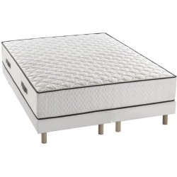 Ensemble matelas sommier 180 x 200 cm Hauteur 24 cm - ressorts ensach