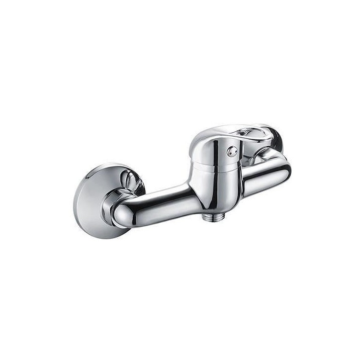 Mitigeur de douche - EDOUARD ROUSSEAU - Jocker - Design sobre - Poignée métal fine - Cartouche céramique Ø 35 mm - Chromé Mitigeur de douche - EDOUARD ROUSSEAU - Jocker - Design sobre - Poignée métal fine - Cartouche céramique Ø 35 mm - Chromé