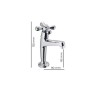 Mitigeur lavabo infrarouge - EDOUARD ROUSSEAU - NUUK - Chromé