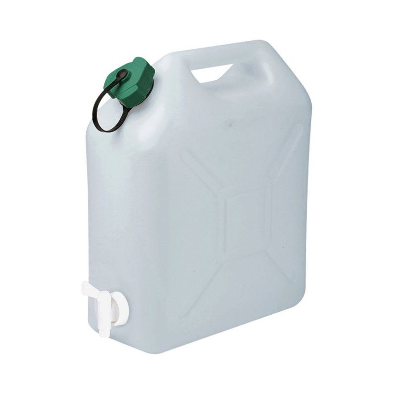 Jerrycan extra-fort - [MARQUE] - avec robinet eau propre 5 litres - Bl