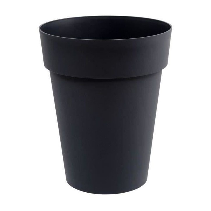 Vase mi-haut Rond Ø 44 cm - EDA - Toscane - 50 L - Ø 44 x H. 53 cm - Gris Anthracite Vase mi-haut Rond Ø 44 cm - EDA - Toscane - 50 L - Ø 44 x H. 53 cm - Gris Anthracite