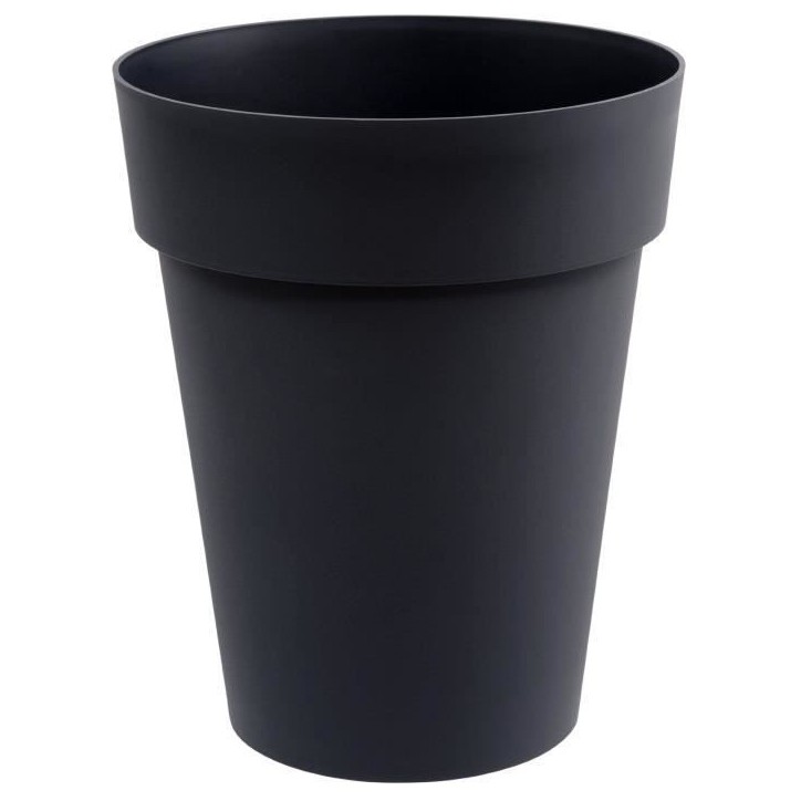 Vase mi-haut Rond Ø 44 cm - EDA - Toscane - 50 L - Ø 44 x H. 53 cm - Gris Anthracite Vase mi-haut Rond Ø 44 cm - EDA - Toscane - 50 L - Ø 44 x H. 53 cm - Gris Anthracite