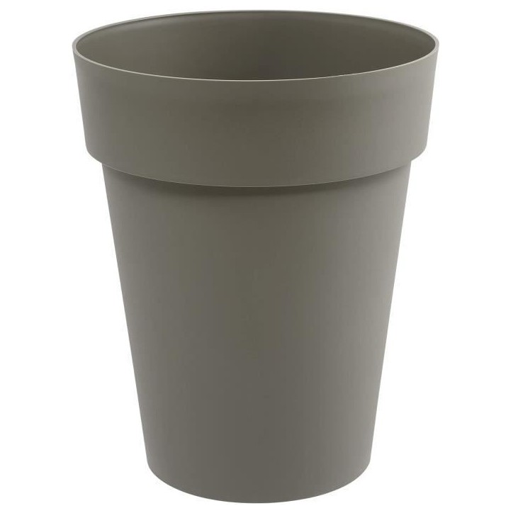Vase mi-haut Rond Ø 44 cm - EDA - Toscane - 50 L - Ø 44 x H. 53 cm - Taupe Vase mi-haut Rond Ø 44 cm - EDA - Toscane - 50 L - Ø 44 x H. 53 cm - Taupe