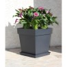 Pot de fleur Carré 40 cm - EDA - Toscane - 38 L - 39 x 39 x H.39 cm -