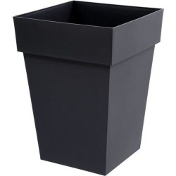 Pot de fleur mi-haut Carré 40 cm - EDA - Toscane - 51 L - 39 x 39 x H