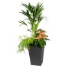 Pot de fleur mi-haut Carré 40 cm - EDA - Toscane - 51 L - 39 x 39 x H