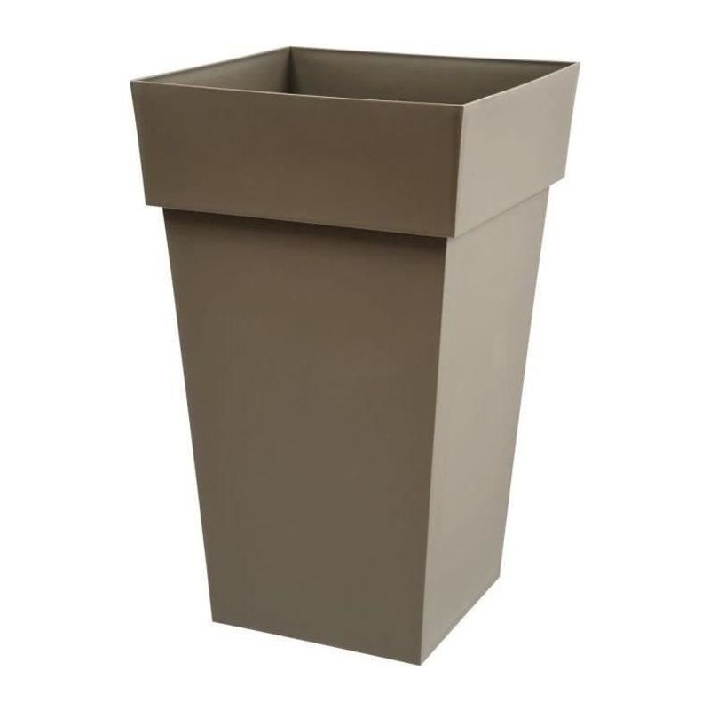 Pot de fleur haut Carré 39 cm - EDA - Toscane - 62 L - 39 x 39 x H. 6 Pot de fleur haut Carré 39 cm - EDA - Toscane - 62 L - 39 x 39 x H. 6