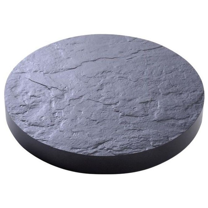 EDA Support a roulettes - Ø 30 cm x H 5 cm - Gris ardoise EDA Support a roulettes - Ø 30 cm x H 5 cm - Gris ardoise