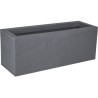 EDA Jardiniere VOLCANIA UP - 57 L - 79,5 x 29,5 x 29,5 cm - Gris galet
