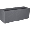 EDA Jardiniere VOLCANIA UP - 57 L - 79,5 x 29,5 x 29,5 cm - Gris galet