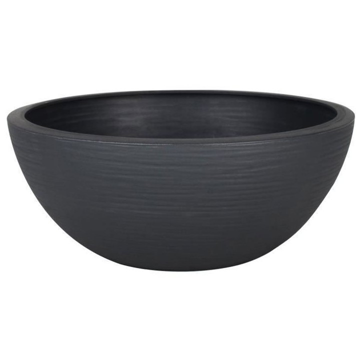 EDA Pot vasque GRAPHIT UP - 5,5L - Ø 30cm x H 12 cm - Gris anthracite EDA Pot vasque GRAPHIT UP - 5,5L - Ø 30cm x H 12 cm - Gris anthracite