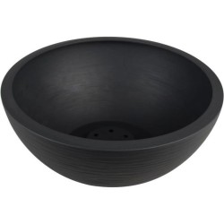 EDA Pot vasque GRAPHIT UP - 5,5L - Ø 30cm x H 12 cm - Gris anthracite