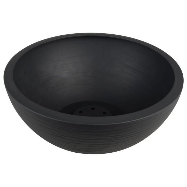 EDA Pot vasque GRAPHIT UP - 5,5L - Ø 30cm x H 12 cm - Gris anthracite EDA Pot vasque GRAPHIT UP - 5,5L - Ø 30cm x H 12 cm - Gris anthracite