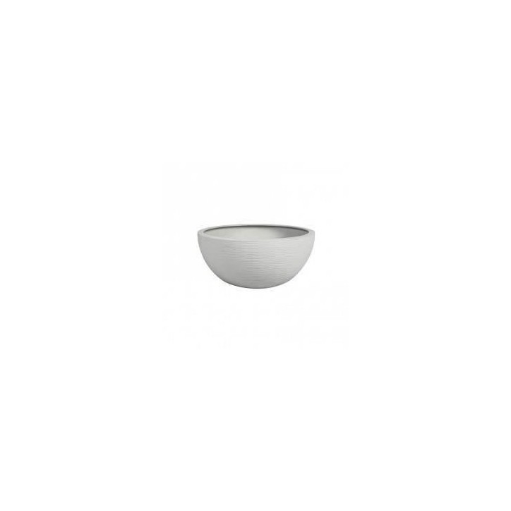 EDA Pot de fleurs vasque GRAPHIT UP - 5,5L - Ø 30 cm x 12 cm - Blanc cérusé EDA Pot de fleurs vasque GRAPHIT UP - 5,5L - Ø 30 cm x 12 cm - Blanc cérusé