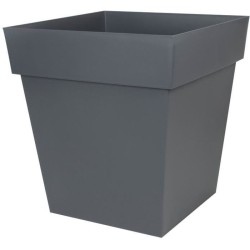 Pot de fleurs Carré 50 cm - EDA - Toscane - 87 L - 49,5 x 49,5 x H.52