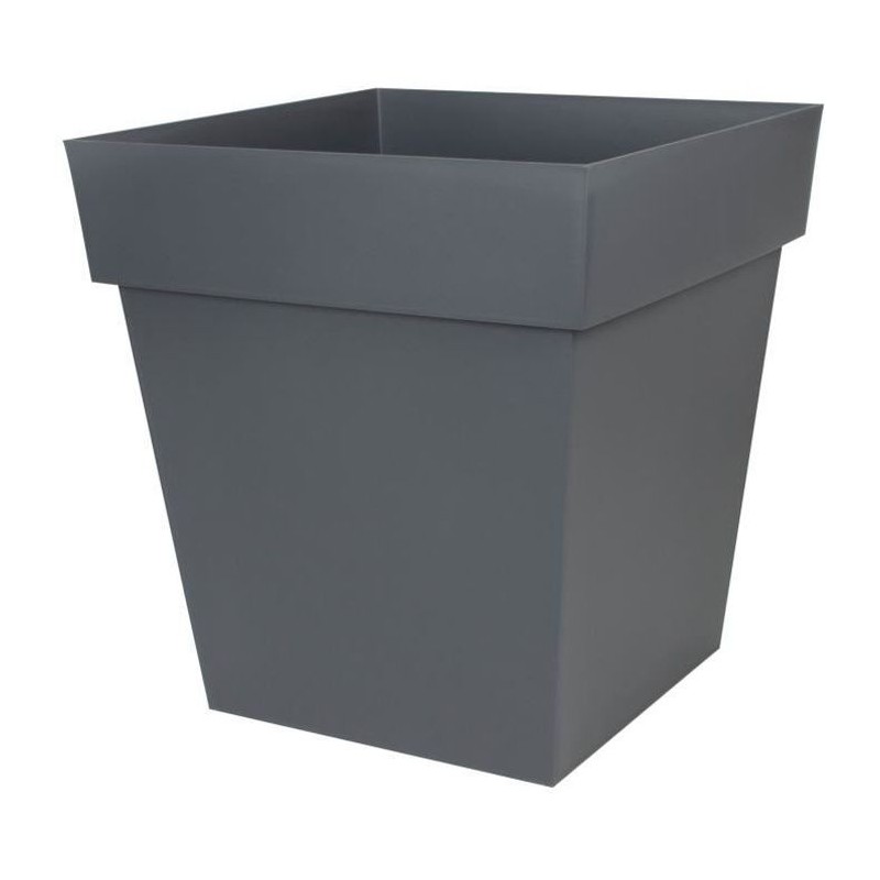 Pot de fleurs Carré 50 cm - EDA - Toscane - 87 L - 49,5 x 49,5 x H.52 Pot de fleurs Carré 50 cm - EDA - Toscane - 87 L - 49,5 x 49,5 x H.52