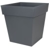 Pot de fleurs Carré 50 cm - EDA - Toscane - 87 L - 49,5 x 49,5 x H.52