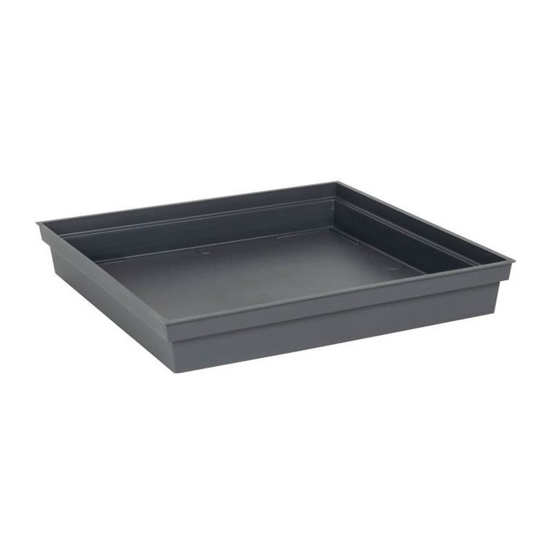 Soucoupe Carrée 40 cm - EDA -Toscane - 40 x 40 x H. 5,9 cm - Gris Ant Soucoupe Carrée 40 cm - EDA -Toscane - 40 x 40 x H. 5,9 cm - Gris Ant