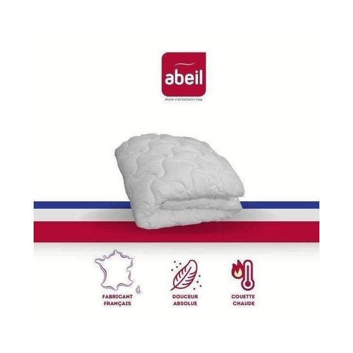 ABEIL Couette chaude Douceur Absolue 200x200 cm blanc ABEIL Couette chaude Douceur Absolue 200x200 cm blanc