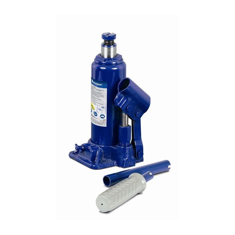 Cric hydraulique bouteille 3 tonnes hauteur levage 195mm a 385mm - MIC Cric hydraulique bouteille 3 tonnes hauteur levage 195mm a 385mm - MIC