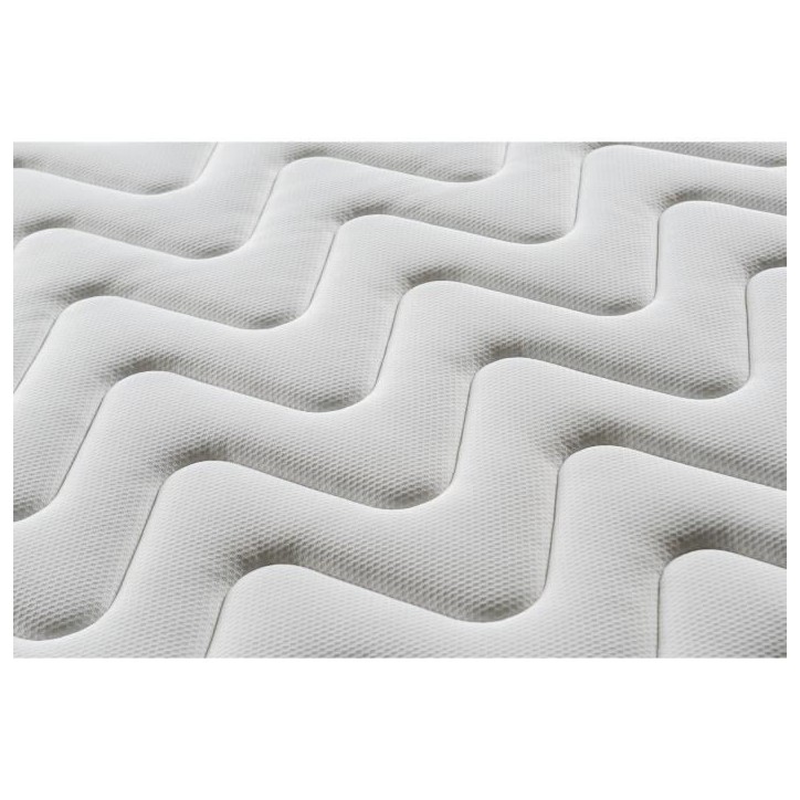 Ensemble matelas + sommier 160 x 200 cm - 672 Ressorts ensachés - 7 zones de confort - 27 cm - Ferme - DEKO DREAM Hotel Supreme