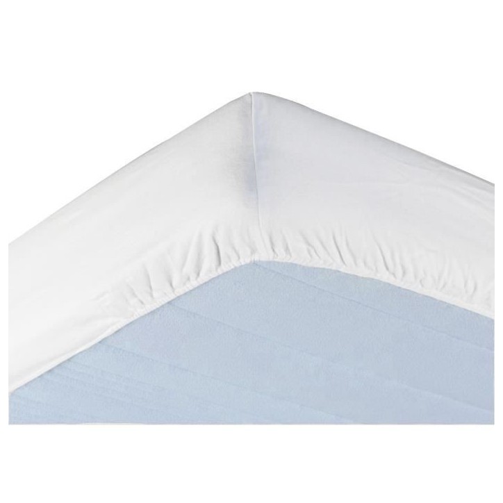 Alese forme housse imperméable Transalese éponge 100% coton - 120 x 190 cm - Blanc Alese forme housse imperméable Transalese éponge 100% coton - 120 x 190 cm - Blanc