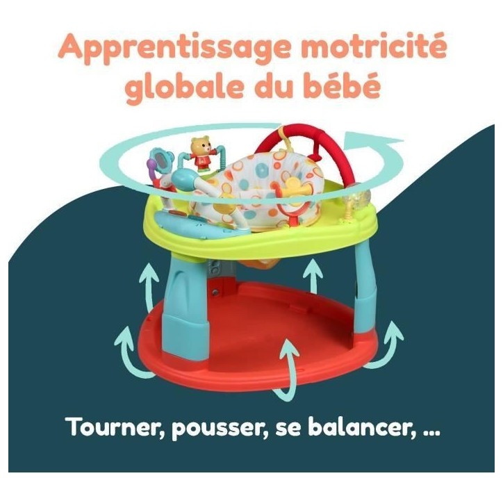 Base d'activités - BAMBISOL - 3 hauteurs d'assise - Activités ludiques - Multicouleurs