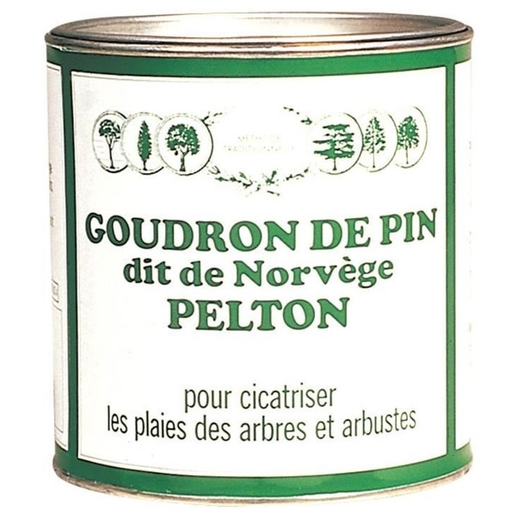Goudron de Pin - PELTON - GOUD4 - 800 g - Cicatrise les plaies des arbres et arbustes - Pret a l'emploi Goudron de Pin - PELTON - GOUD4 - 800 g - Cicatrise les plaies des arbres et arbustes - Pret a l'emploi