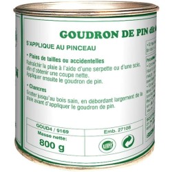 Goudron de Pin - PELTON - GOUD4 - 800 g - Cicatrise les plaies des arb