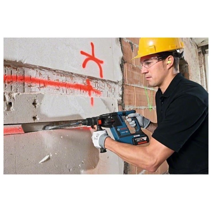 Perforateur SDS Plus 18V GBH 18V-26 F 2,6J (sans batterie ni chargeur) en coffret L-BOXX - BOSCH - 0611910001