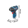 Visseuse a chocs - Bosch - GDR 12V-110 - 2 batteries 3,0Ah - Sans fil