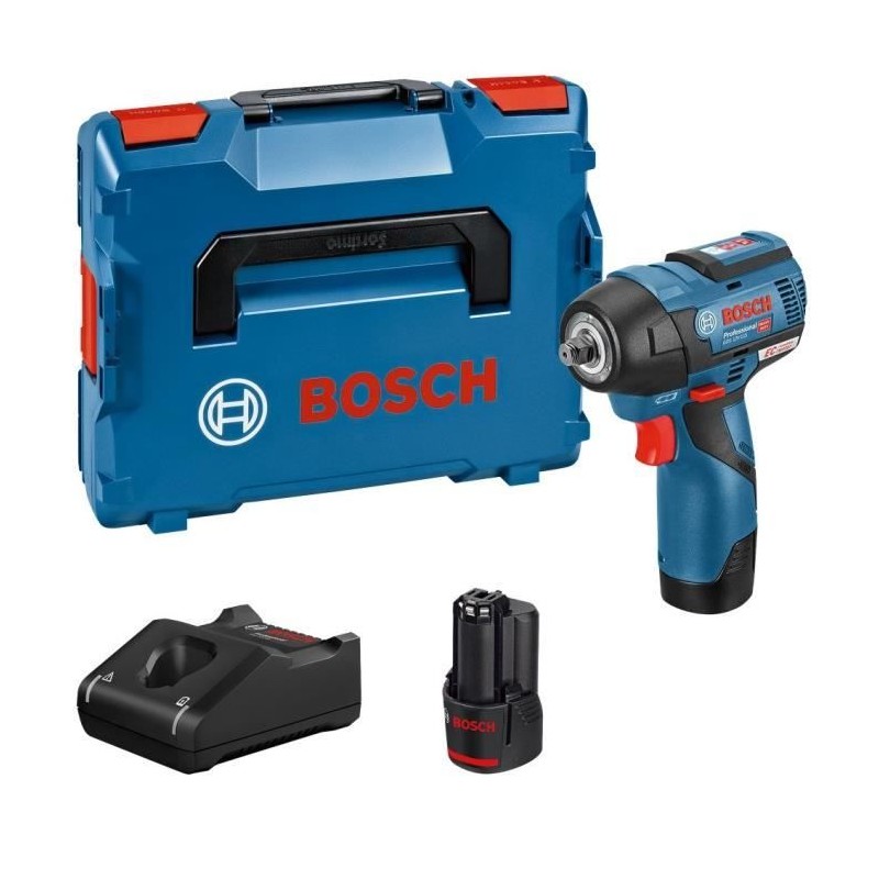 Boulonneuse Bosch Professional GDS 12V-115 + 2 batteries 3,0Ah + L-BOX Boulonneuse Bosch Professional GDS 12V-115 + 2 batteries 3,0Ah + L-BOX
