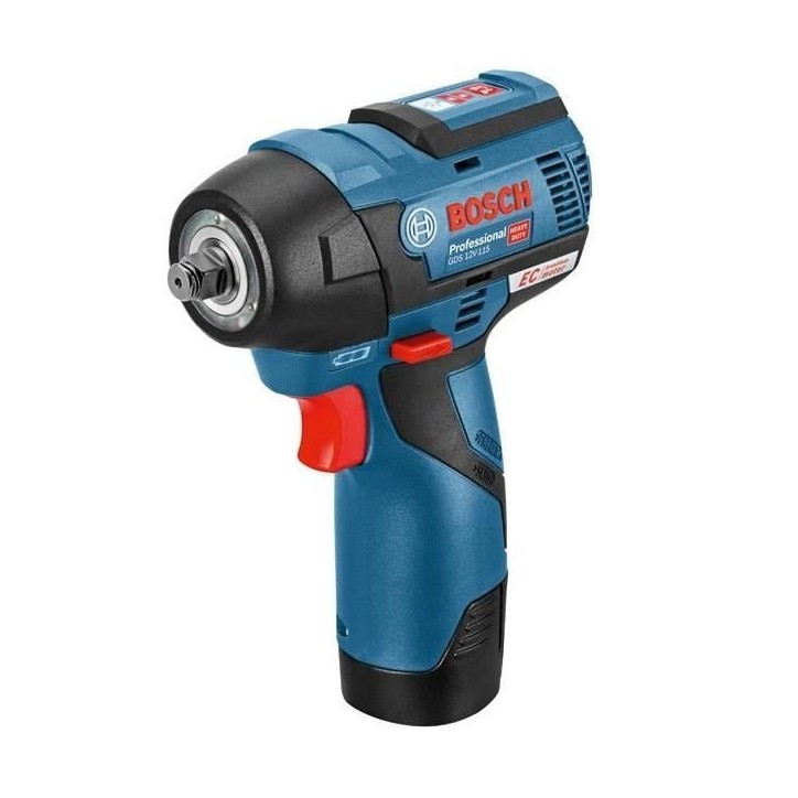 Boulonneuse Bosch Professional GDS 12V-115 + 2 batteries 3,0Ah + L-BOXX - 06019E0103 Boulonneuse Bosch Professional GDS 12V-115 + 2 batteries 3,0Ah + L-BOXX - 06019E0103