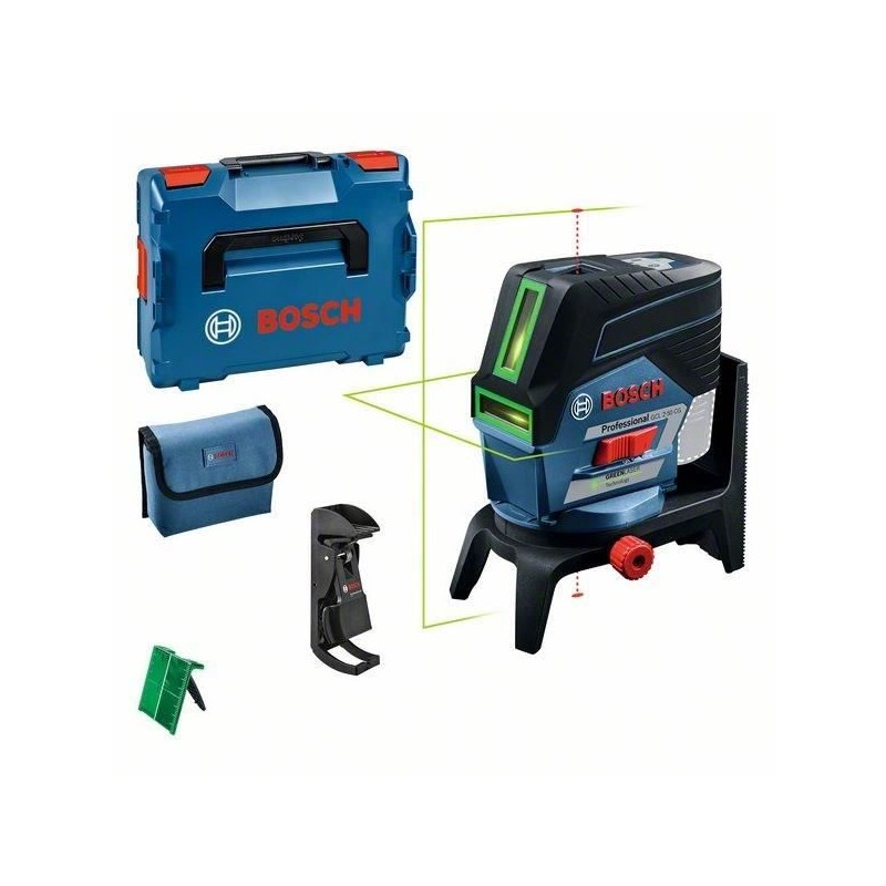 Laser ligne Bosch Professional GCL 2-50 CG sans pilles - Laser vert - Laser ligne Bosch Professional GCL 2-50 CG sans pilles - Laser vert -