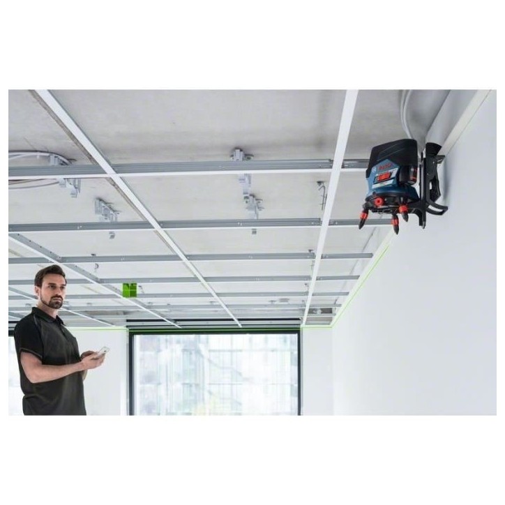 Laser ligne Bosch Professional GCL 2-50 CG sans pilles - Laser vert - Portée 50 metres - 0601066H03 Laser ligne Bosch Professional GCL 2-50 CG sans pilles - Laser vert - Portée 50 metres - 0601066H03