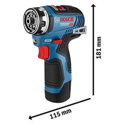 Perceuse-visseuse Bosch Professional GSR 12V-35 FC + 2 batteries 3,0Ah