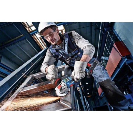 Meuleuse angulaire X-LOCK Bosch Professional GWX 18V-15 SC + 2 batteries 8,0Ah + chargeur GAL 18V-160 C + L-Boxx - 06019H6501