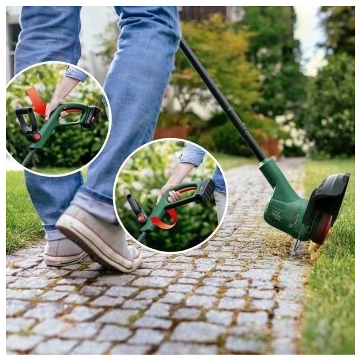 Coupe bordures 18V Bosch - EasyGrassCut 18V-26 (26 cm de diametre de coupe, sans batterie) Coupe bordures 18V Bosch - EasyGrassCut 18V-26 (26 cm de diametre de coupe, sans batterie)