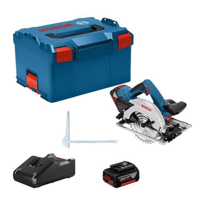 Scie circulaire Bosch Professional GKS 18V-57 G + 2 batteries 4,0Ah + Scie circulaire Bosch Professional GKS 18V-57 G + 2 batteries 4,0Ah +
