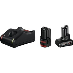Set 2 Batteries Bosch Professional 12V GBA 2,0Ah + 4,0Ah - 1600A01NC9