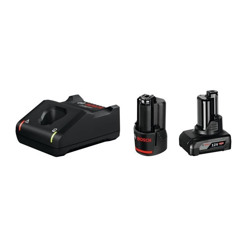 Set 2 Batteries Bosch Professional 12V GBA 2,0Ah + 4,0Ah - 1600A01NC9