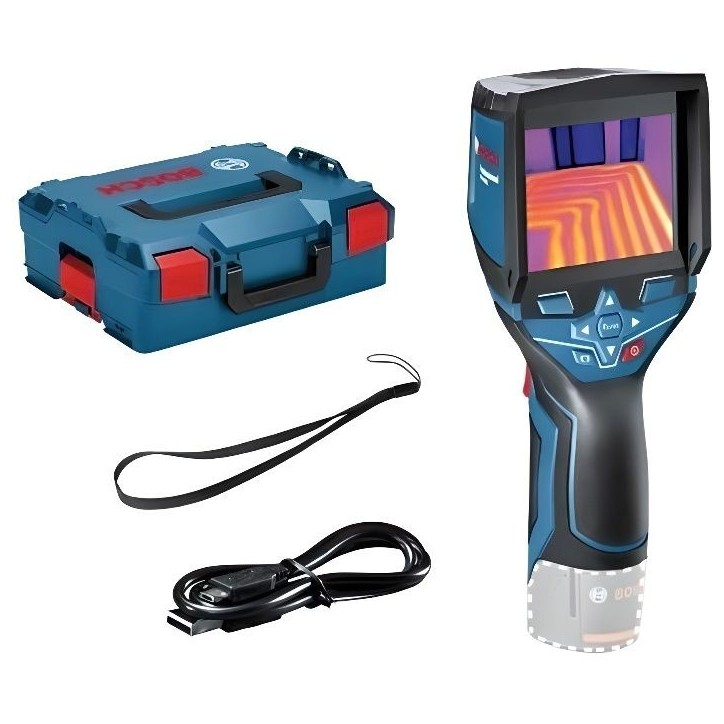Détecteur thermique Bosch Professional GTC 400 C -10°C a +400°C (sans batterie ni chargeur) - 0601083108 Détecteur thermique Bosch Professional GTC 400 C -10°C a +400°C (sans batterie ni chargeur) - 0601083108