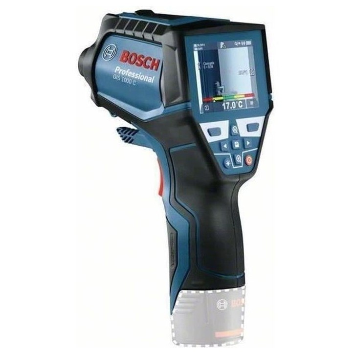 Détecteur thermique Bosch Professional GIS 1000 C Bluetooth - avec LED (sans batterie ni chargeur) - 0601083308 Détecteur thermique Bosch Professional GIS 1000 C Bluetooth - avec LED (sans batterie ni chargeur) - 0601083308