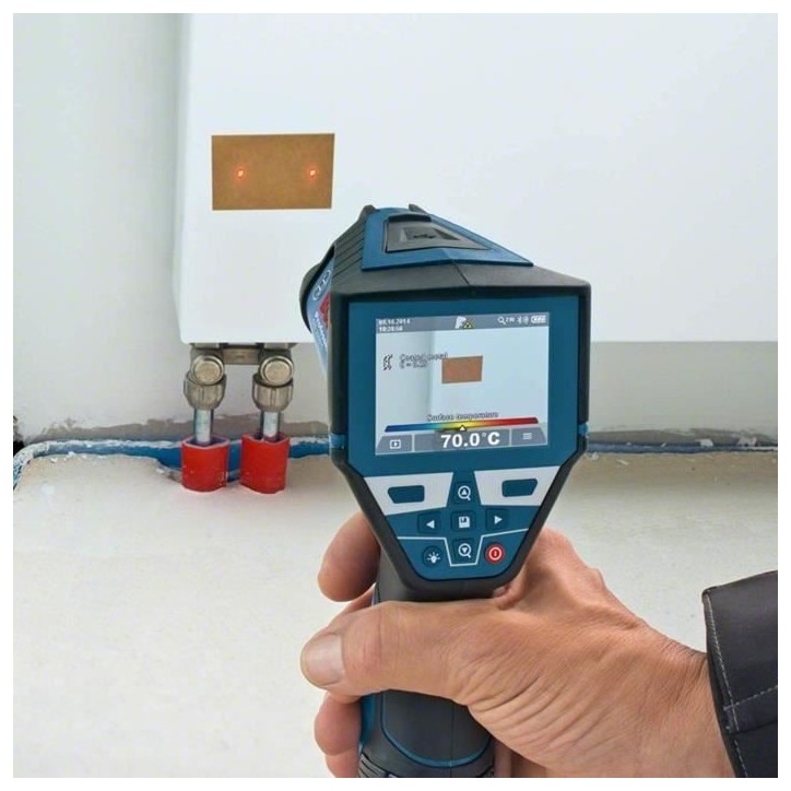 Détecteur thermique Bosch Professional GIS 1000 C Bluetooth - avec LED (sans batterie ni chargeur) - 0601083308 Détecteur thermique Bosch Professional GIS 1000 C Bluetooth - avec LED (sans batterie ni chargeur) - 0601083308