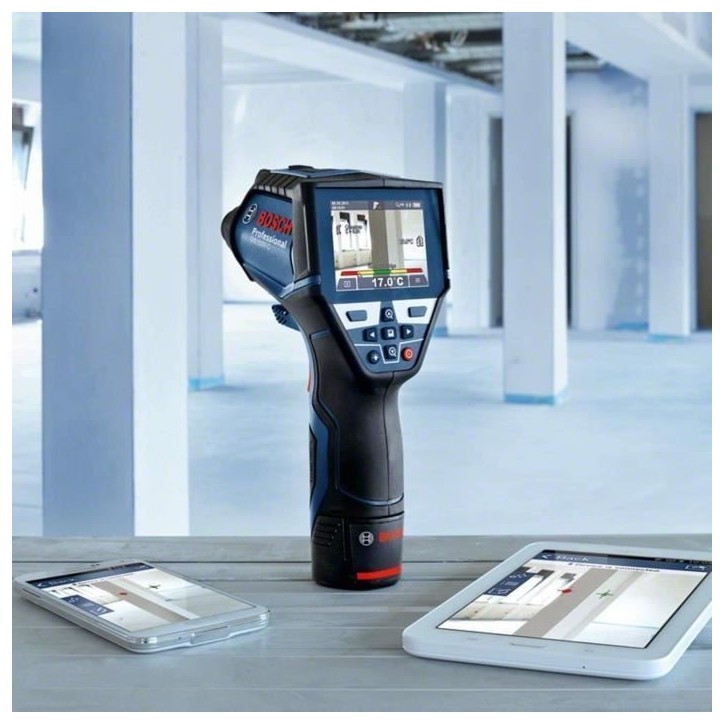 Détecteur thermique Bosch Professional GIS 1000 C Bluetooth - avec LED (sans batterie ni chargeur) - 0601083308 Détecteur thermique Bosch Professional GIS 1000 C Bluetooth - avec LED (sans batterie ni chargeur) - 0601083308