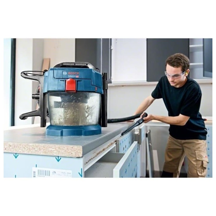Aspirateur 18V GAS 18 V - 10 L (sans batterie ni chargeur) - BOSCH - 06019C6302